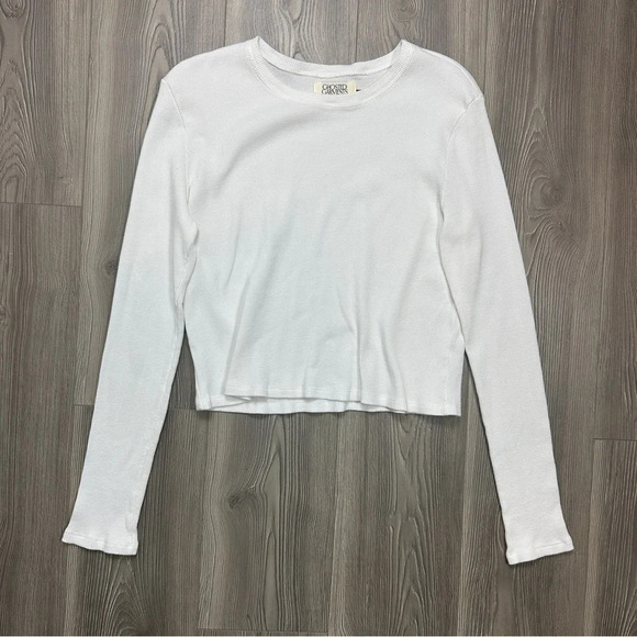 Lonely Ghost Ghosted Garments White Thermal Long Sleeve Shirt - Picture 1 of 3